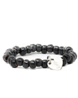 Small black beaded bracelet
