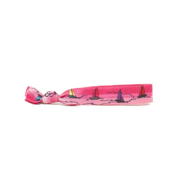 Pink Sangria Sails Hair Tie