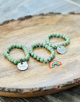 queen pride charm bracelet