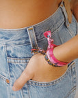 Pink Sangria Sails Hair Tie