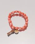 Key Charm Beaded Bracelet