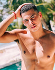 sexy man with bracelet