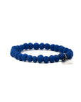 handmade blue beaded bracelet