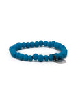 handmade blue bracelet for charity