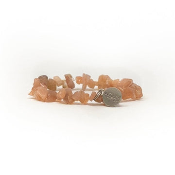 crystal gem sunstone bracelet