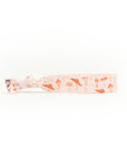 pink mushroom print hair tie