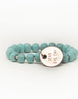 Aqua Inspiration Charm Bracelet