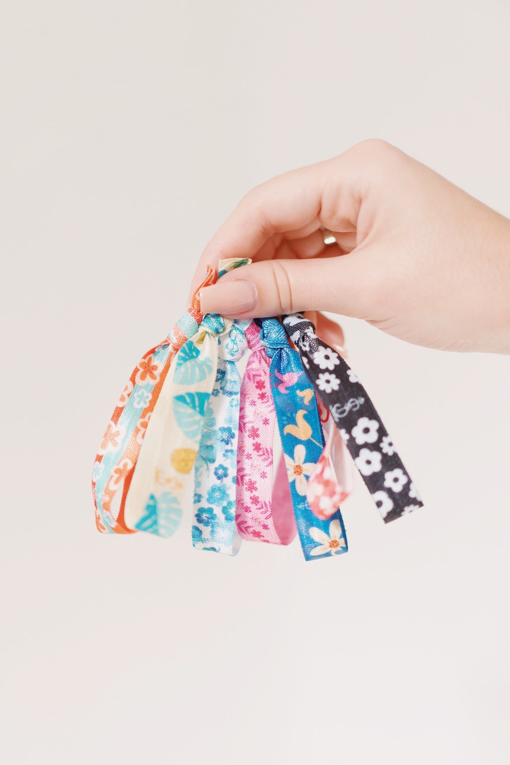Spring Flower hair tie prints