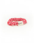 pink camouflage skinny scrunchie