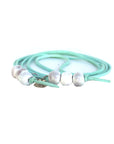 White Beaded Lariat