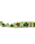 Eco-friendly Simbi hair tie with turtle print. Perfect for nature lovers.