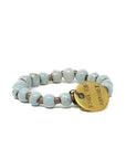 Ocean blue handmade beaded bracelet