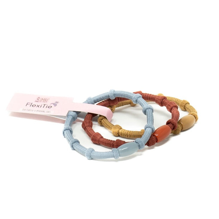 knotted hairties set of 3