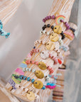 Women's handmade beaded messaging bracelets