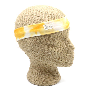 Lemon Yellow Tie Dye Headband