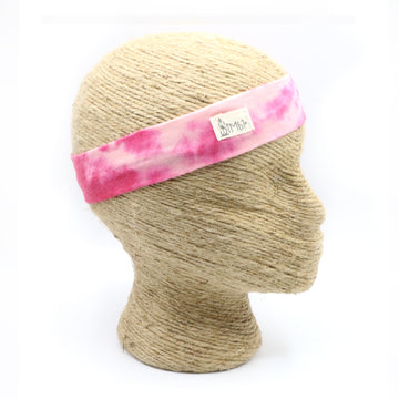 Fuchsia Tie Dye Headband