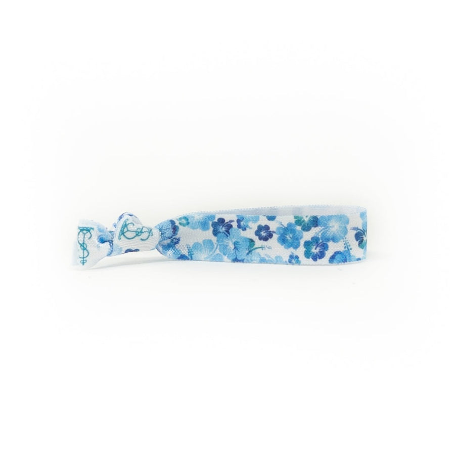 Blue Blossom Hair Tie