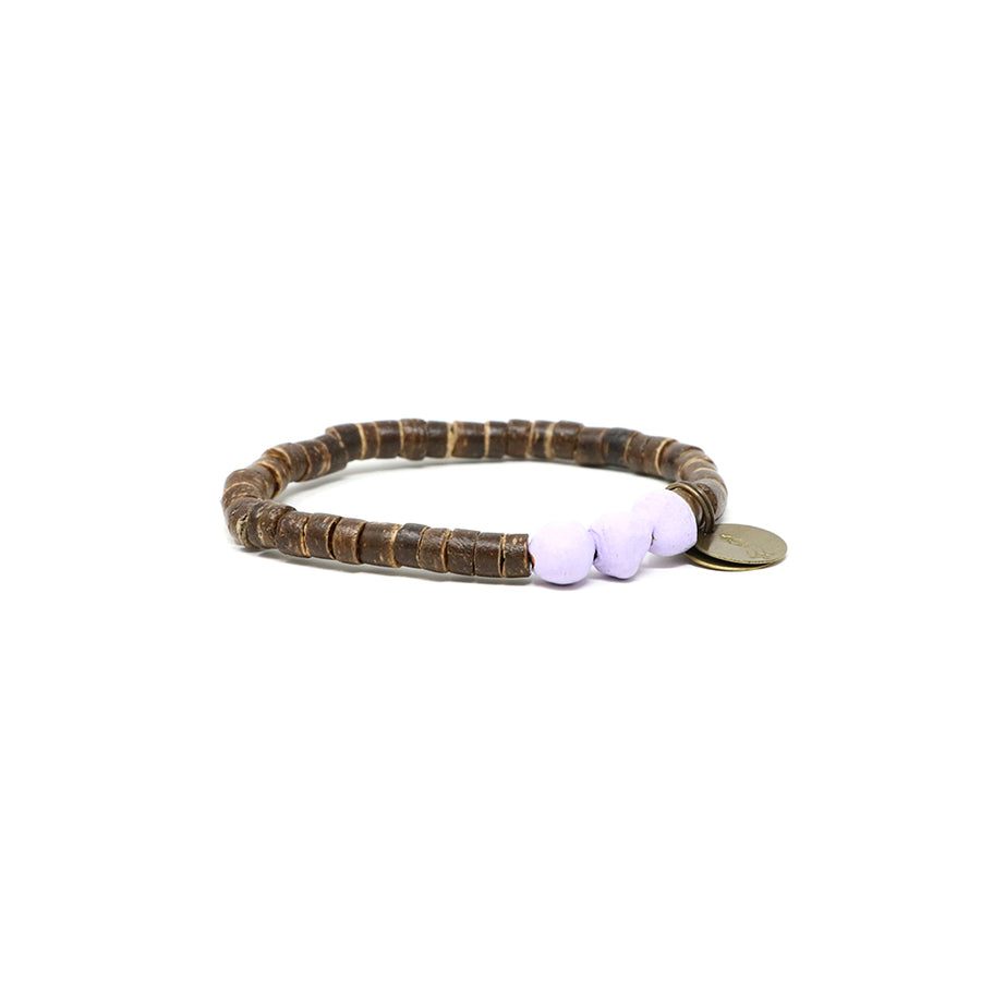 Lilac Coconut Pipeline Bracelet