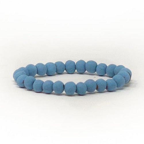 blue beaded unisex bracelet