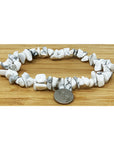 Howlite Crystal Bracelet