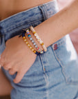 Heishi stackable bracelets