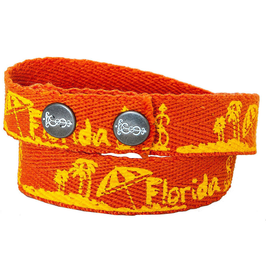 Florida Twill Wrap Bracelet