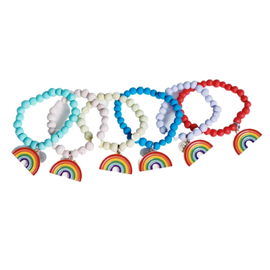 Rainbow pride beaded bracelets