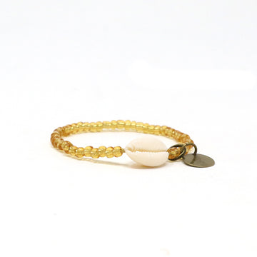 Gold Cowrie Shell Bracelet