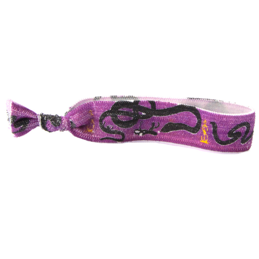 Purple Snake Hair Tie