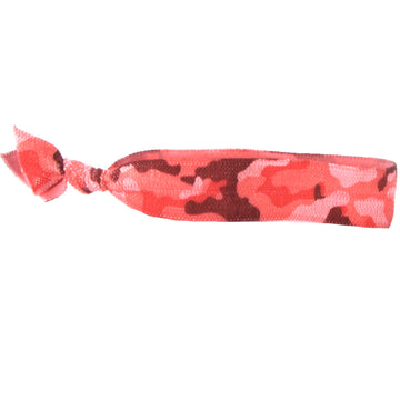 Red Camo Hair Tie