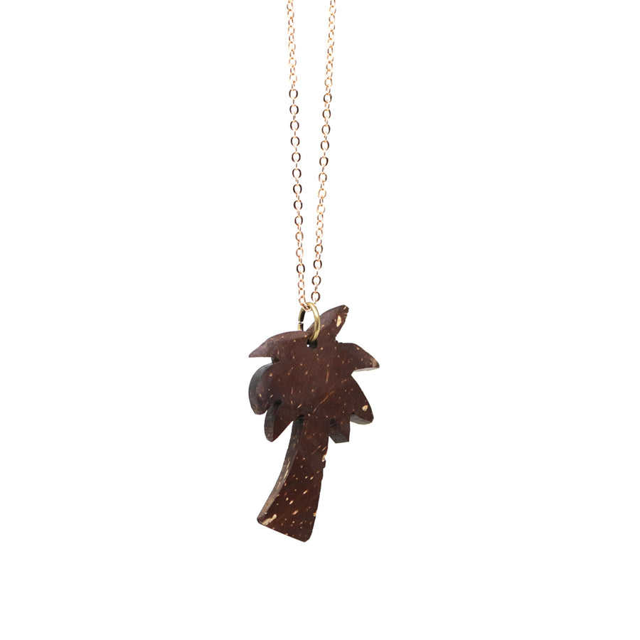 Coconut Palm Tree Necklace